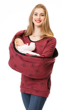 New Nursing Wear Printed Round Neck Maternity Wear
