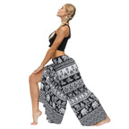 Ethnic Print Boho Outdoor Gym Yoga Pants