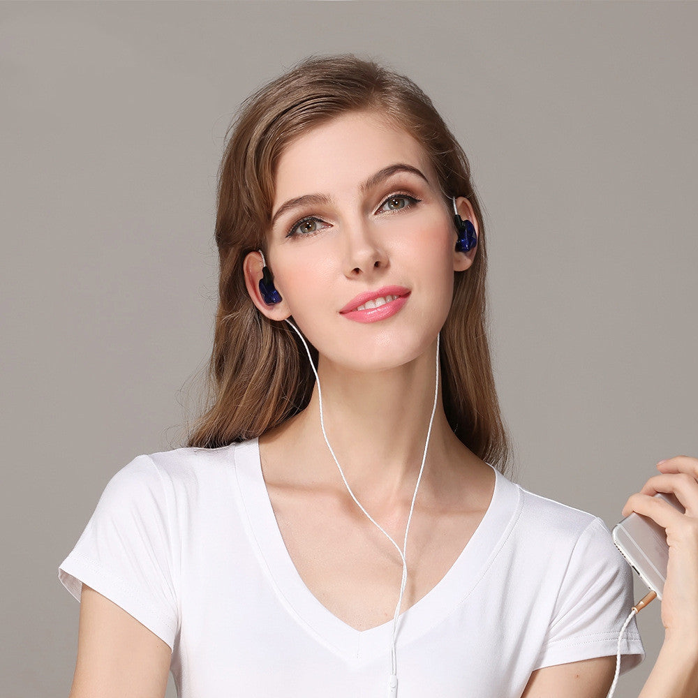 Sports ear-wrap earphone transparent earphone