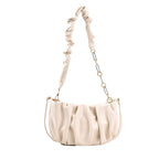 One-shoulder Underarm Fold Cloud Bag PU Leather Chain Portable Messenge Bag